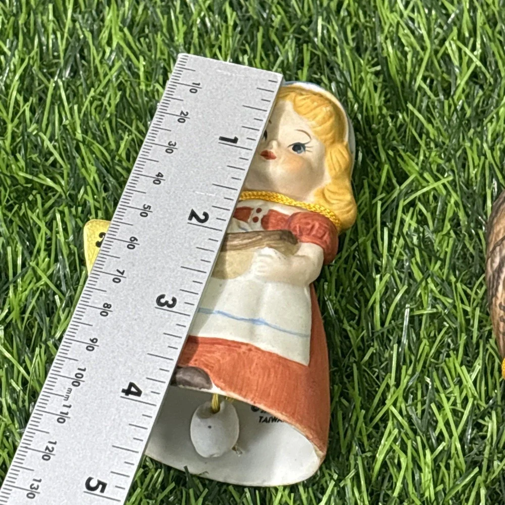 Vintage Ceramic Bell Lot‎ Bird Feathered Friends Adorabelles Girl